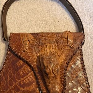 Vintage Taxidermy Alligator Purse